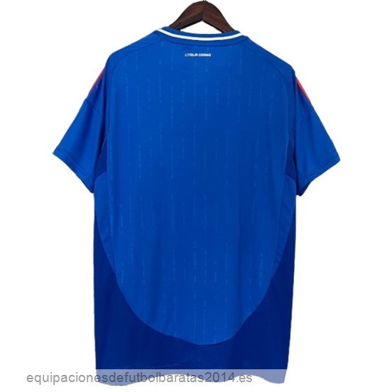 Nuevo Tailandia 1ª Camiseta Italia 2024 Azul Baratas